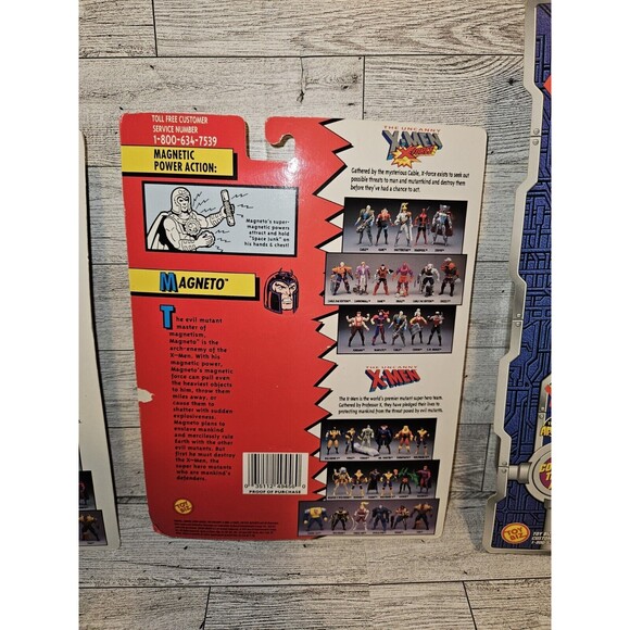 Vintage Marvel Legends The Uncanny X-Men Retro Figure Lot. Magneto, Archangel - Picture 7 of 11